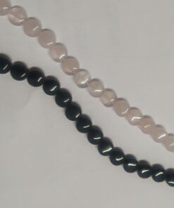 Round Coin Quartz Beads