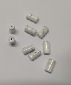 Howlite Tube Beads