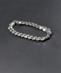 Sterling Silver Mens Bracelet MB2