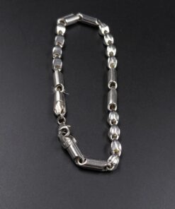 Sterling Silver Mens Bracelet MB4