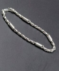 Sterling Silver Mens Bracelet MB5