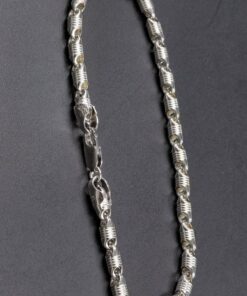 Sterling Silver Mens Bracelet MB6